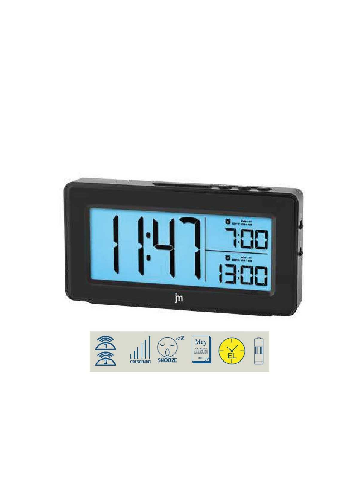 SVEGLIA DIGITALE RADIOCONTROLLATA JD9036-N JD9036-N Lowell