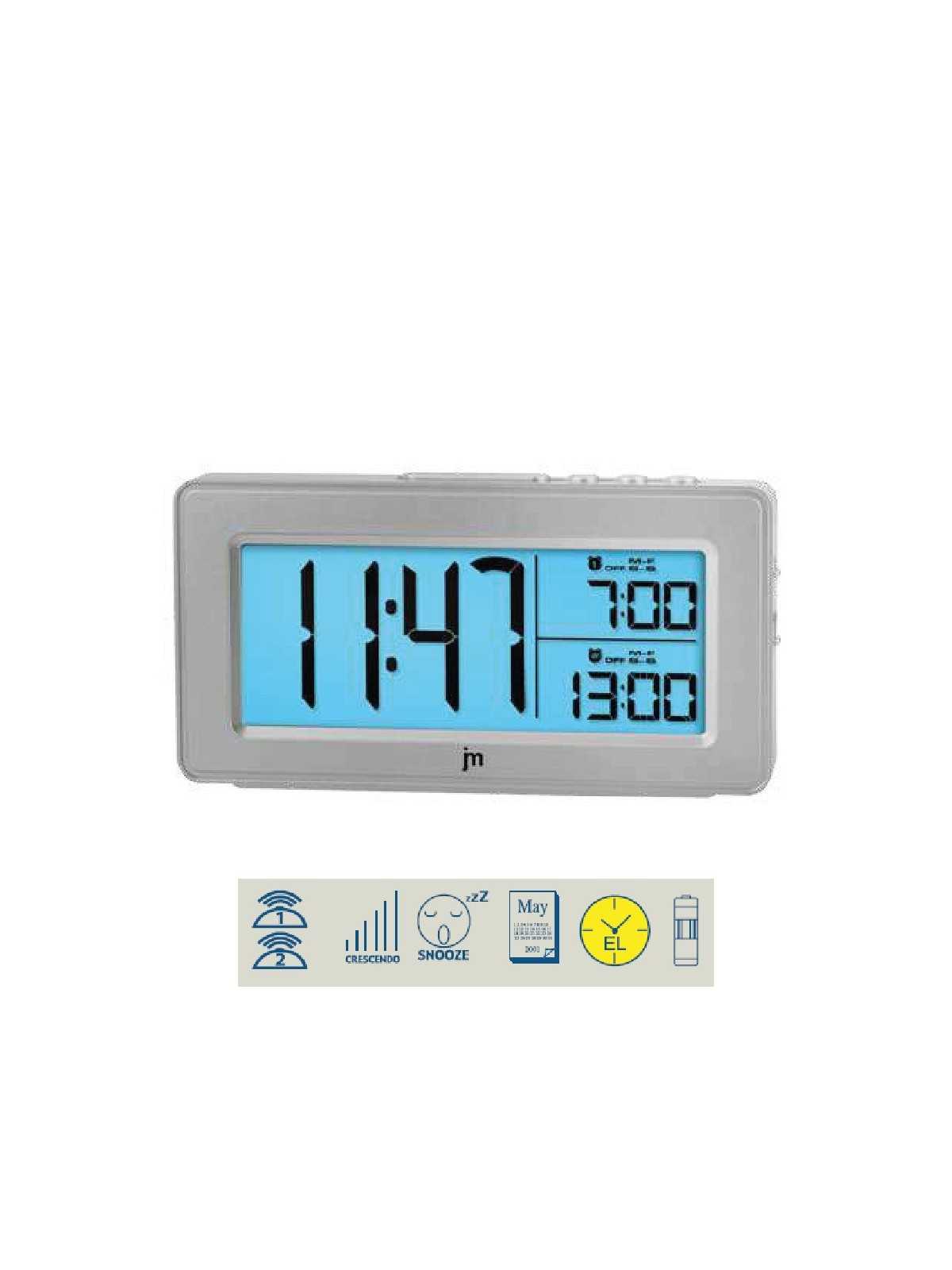 SVEGLIA DIGITALE RADIOCONTROLLATA JD9036-S JD9036-S Lowell
