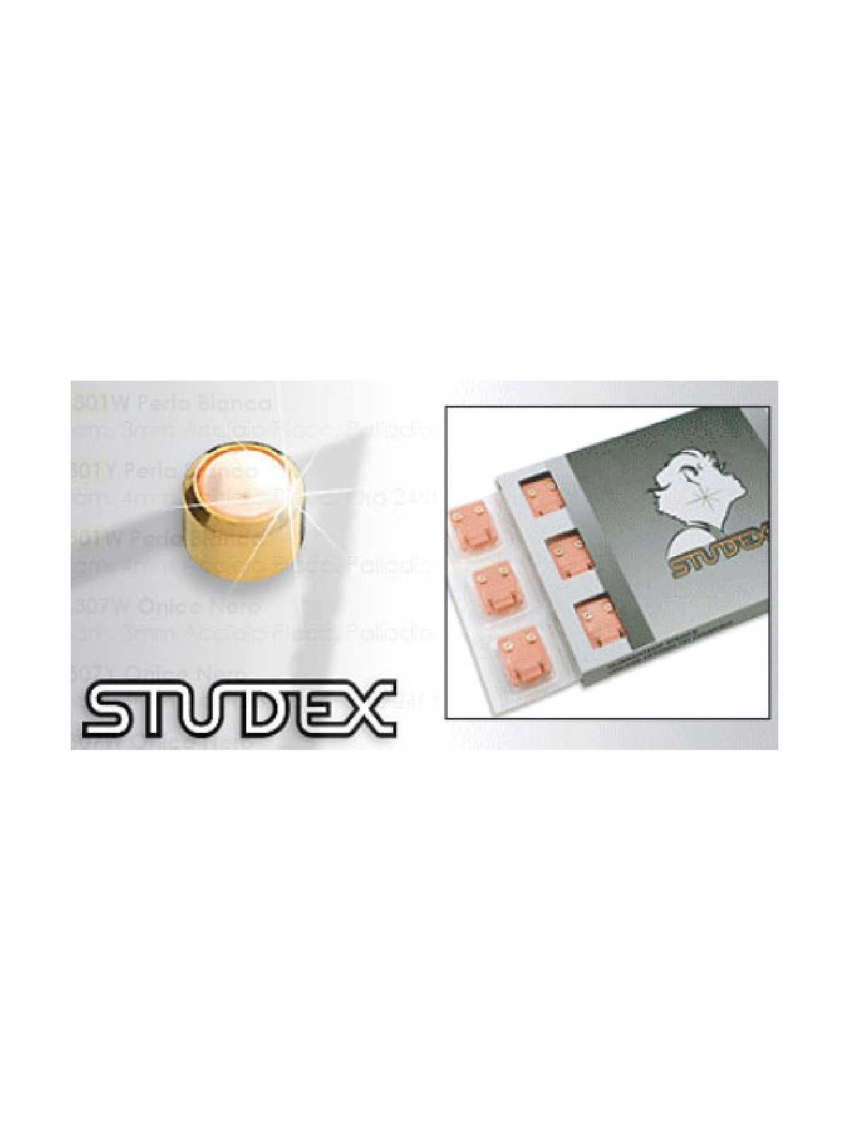 STUDEX PRE-ORECCHINI MINI DORATI CON PERLINA M301Y Studex