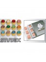 STUDEX PRE-ORECCHINI STANDARD DORATI CON PIETRE COLORATE R213Y Studex