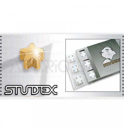 STUDEX PRE-ORECCHINI DORATI STANDARD CON STELLE R501Y Studex