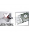 STUDEX PRE-ORECCHINI STANDARD CON STELLE BIANCHE R501W Studex