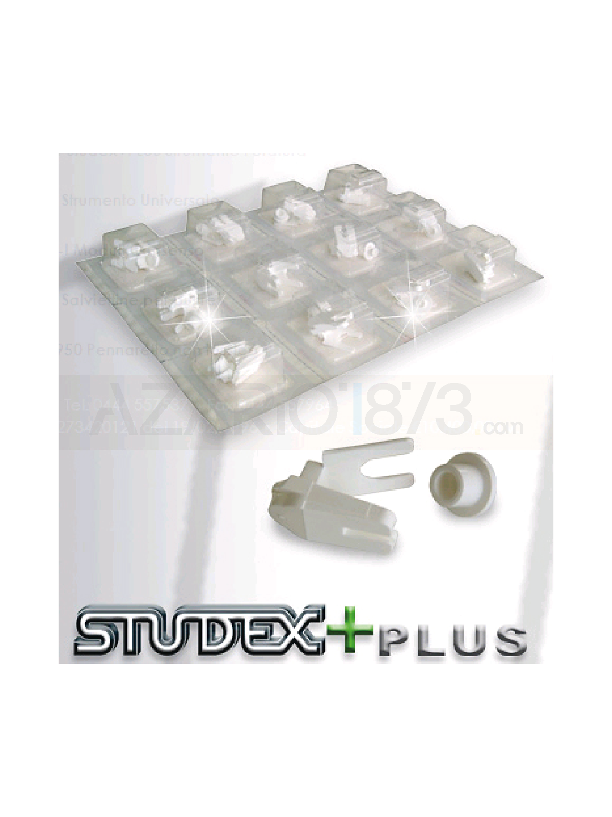 CONFEZIONE 12 ADATTATORI STUDEX R931 Studex