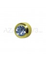 STUDEX PRE-ORECCHINI STANDARD DORATI CON BRILLANTINO ACQUAMARINA R203Y Studex