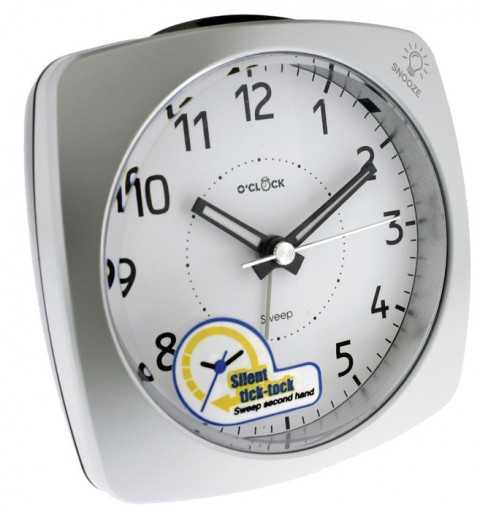 SVEGLIA O'CLOCK ST4500 SILVER ST4500/S O'Clock