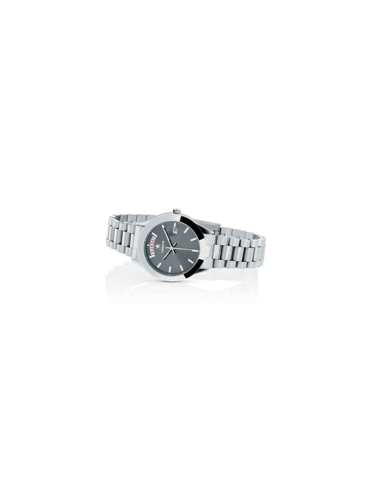 OROLOGIO HOOPS LUXURY DAY DATE SILVER 2620M-S05 H2620M-S05 Hoops