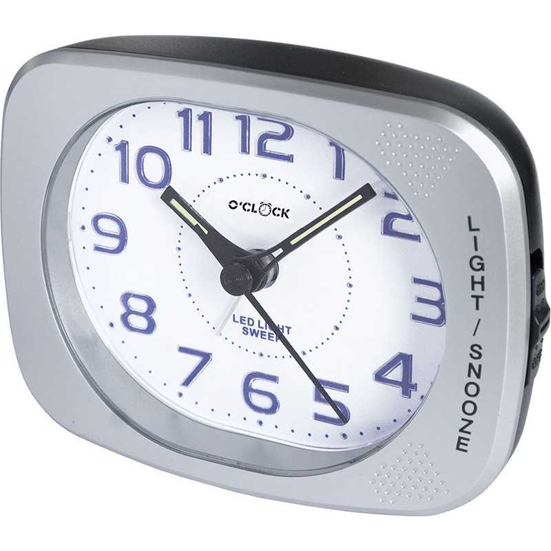 SVEGLIA O'CLOCK ST 5520 SILVER ST5520 /S O'Clock