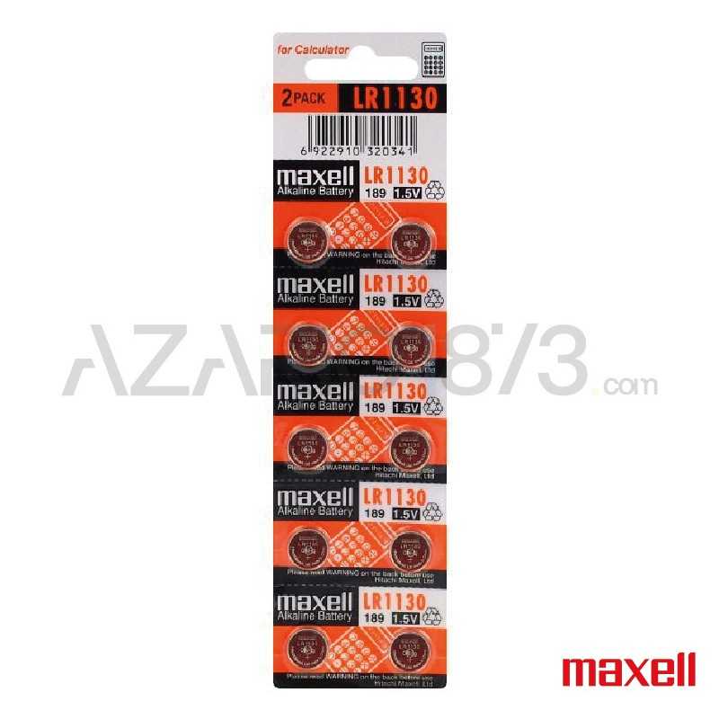 PILA MAXELL LR1130 - BL10 LR1130 Maxell