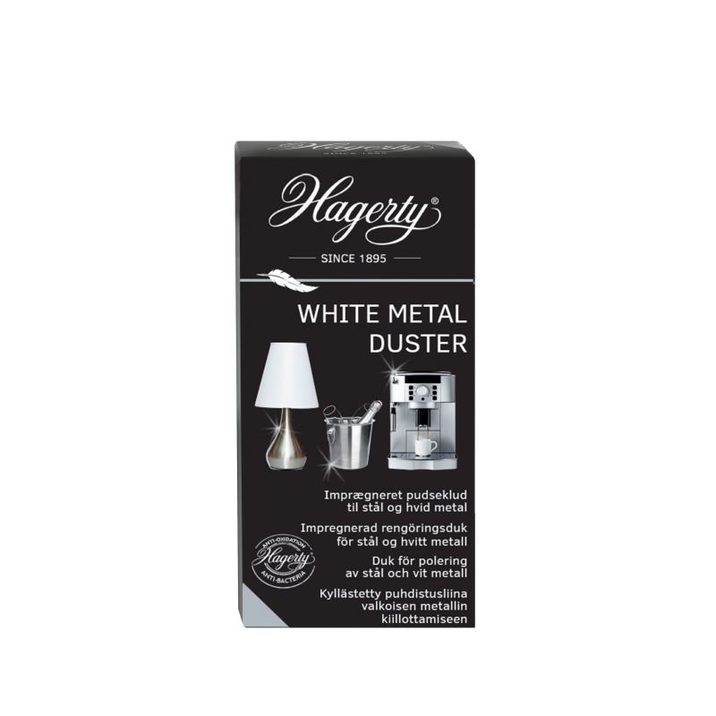 HAGERTY WHITE METAL DUSTER - 36 X 55 CM H118057 Hagerty