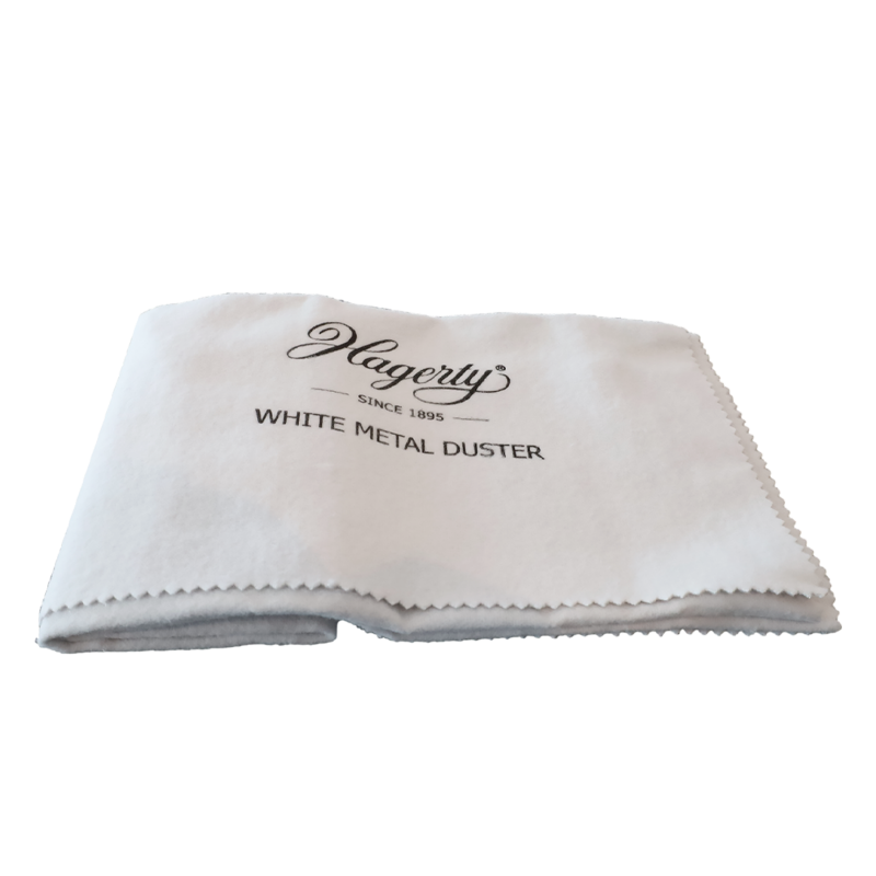 HAGERTY WHITE METAL DUSTER - 36 X 55 CM H118057 Hagerty